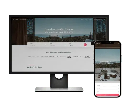 Luxico platform screenshots